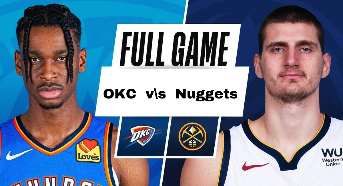 this image shown in OKC Thunder vs Denver Nuggets Match