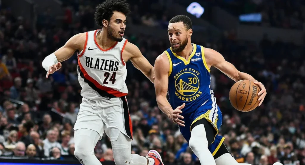 this image shown in Portland Trail Blazers vs Golden State Warriors Match Player Stats Championship