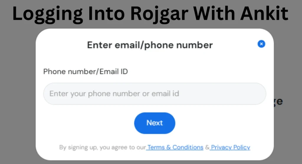 this image shown in Logging Into Rojgar With Ankit